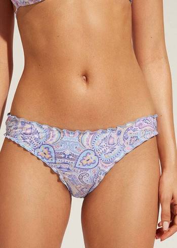 Calzedonia Amalfi Bikinibroekjes Dames Blauw | BE1289KI