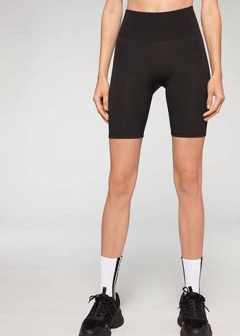 Calzedonia Atletische Bike Leggings Dames Zwart | BE2621JJ