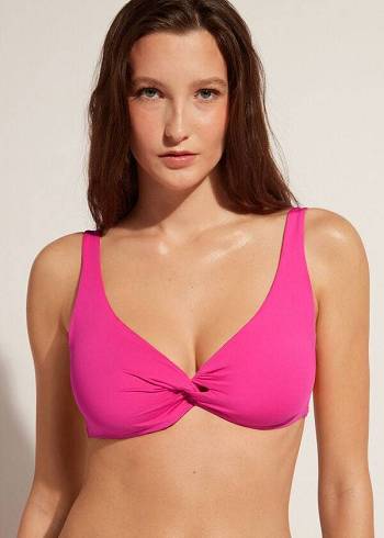 Calzedonia Balconette Indonesia Eco cobey Bikinitopjes Dames Roze | BE1673SO