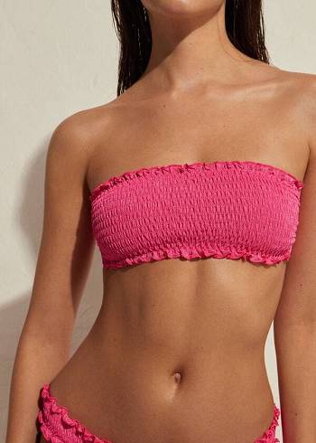 Calzedonia Bandeau Formentera Bikinitopjes Dames Roze | BE1690EX