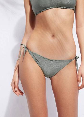 Calzedonia Brazilian String Formentera Bikinibroekjes Dames Grijs | BE1331IS