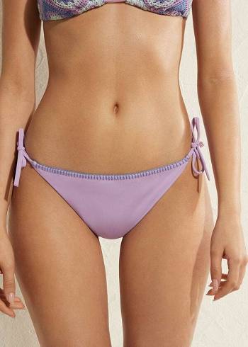 Calzedonia Brazilian String Tel Aviv Bikinibroekjes Dames Paars | BE1341KI