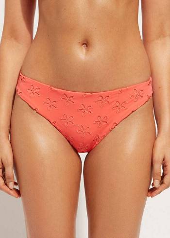 Calzedonia Corfù Bikinibroekjes Dames Koraal Oranje | BE1372VD