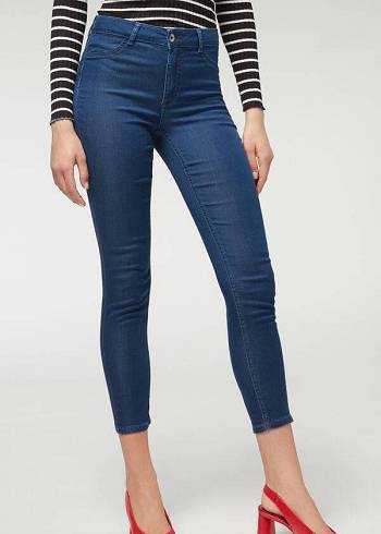 Calzedonia Eco Light Push Up Denim Jeans Dames Donkerblauw | BE2582RW