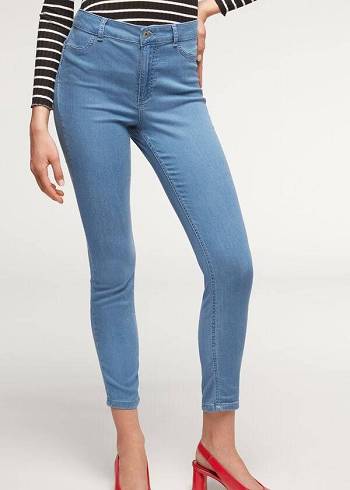 Calzedonia Eco Light Push Up Denim Jeans Dames Blauw | BE2583EX