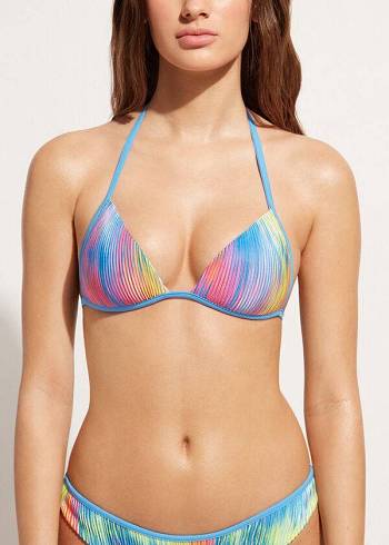 Calzedonia Graduated Gewatteerd Triangle Maiorca Bikinitopjes Dames Gekleurd | BE1742EX