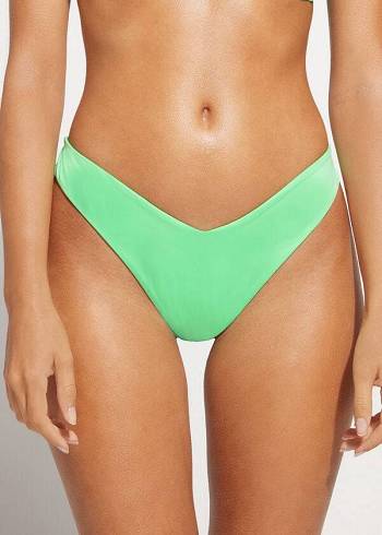 Calzedonia High Cut Brazilian Indonesia Eco Bikinibroekjes Dames Mintgroen | BE1387SO