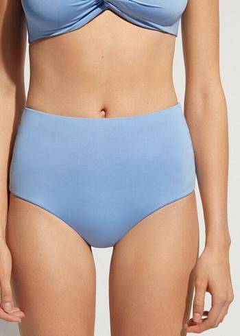 Calzedonia High Shaper Taille Indonesia Eco Bikinibroekjes Dames Blauw | BE1403WY