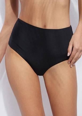 Calzedonia High Shaper Taille Indonesia Eco Bikinibroekjes Dames Zwart | BE1407YU