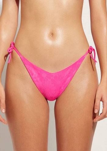 Calzedonia High V-Cut Brazilian Antibes Bikinibroekjes Dames Roze | BE1410OR