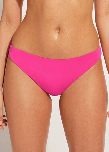 Calzedonia Indonesia Eco Low rise Bikinibroekjes Dames Roze | BE1475CE