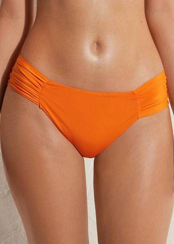 Calzedonia Indonesia Eco rise Bikinibroekjes Dames Oranje | BE1479MA