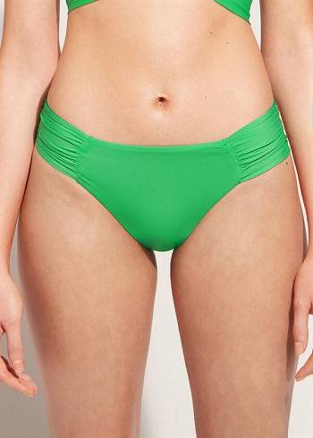 Calzedonia Indonesia Eco rosa Bikinibroekjes Dames Groen | BE1481WY