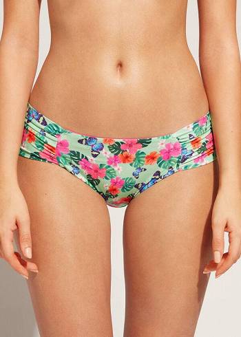 Calzedonia Ruffled Malibu Bikinibroekjes Dames Gekleurd | BE1531MA