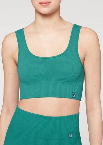 Calzedonia Seamless Geribbeld Cover-ups Dames Turquoise | BE2111IS