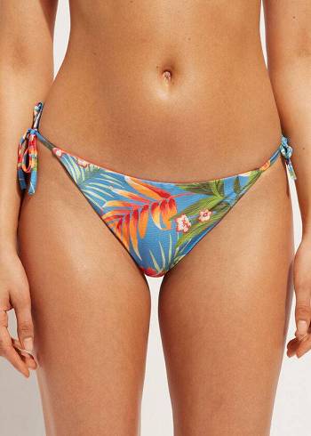 Calzedonia String Maui Bikinibroekjes Dames Groen | BE1606VD