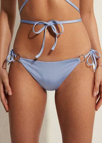 Calzedonia String Tie Abu Dhabi Bikinibroekjes Dames Blauw | BE1619PQ