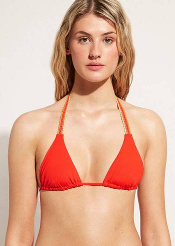 Calzedonia String Triangle Berlino Bikinitopjes Dames Rood | BE1971BC