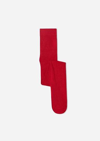 Calzedonia Super Opaque with Cashmere Hardloopbroek Kinderen Rood | BE3005UT