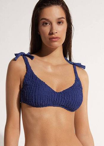 Calzedonia Tank-style Marrakech Bikinitopjes Dames Donkerblauw | BE2013FM