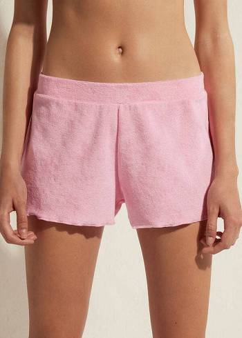 Calzedonia Terrycloth Shorts Cover-ups Dames Roze | BE2151CE