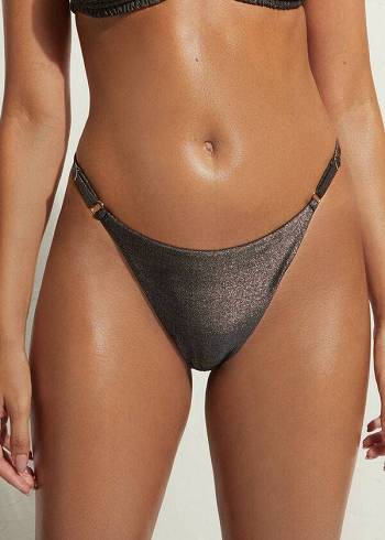 Calzedonia Thin Sides String Hollywood Bikinibroekjes Dames Zwart | BE1629ZG