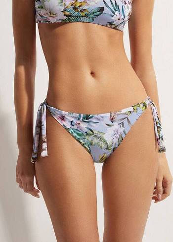 Calzedonia Tied Atene Bikinibroekjes Dames Blauw | BE1642UT