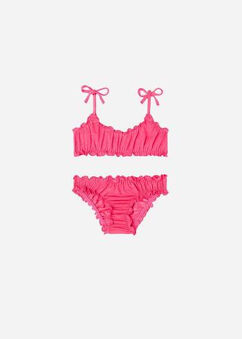 Calzedonia Two Piece Formentera Badpakken Kinderen Roze | BE3057IS