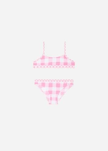 Calzedonia Two Piece Lione Badpakken Kinderen Roze | BE3059YU