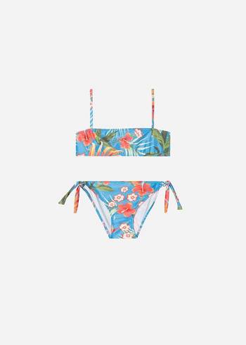 Calzedonia Two-Piece Maui Badpakken Kinderen Groen | BE3073PQ