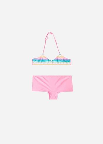 Calzedonia Two-Piece Sole Badpakken Kinderen Roze | BE3075IS