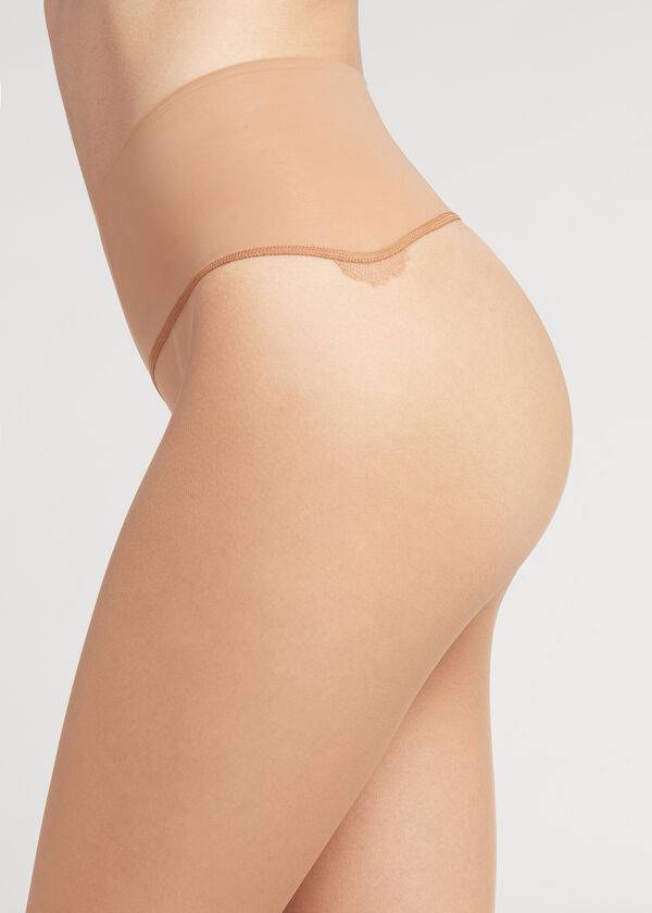 Calzedonia 20 Denier Seamless Totally Invisible Sheer Hardloopbroek Dames Oranje | BE1155FM