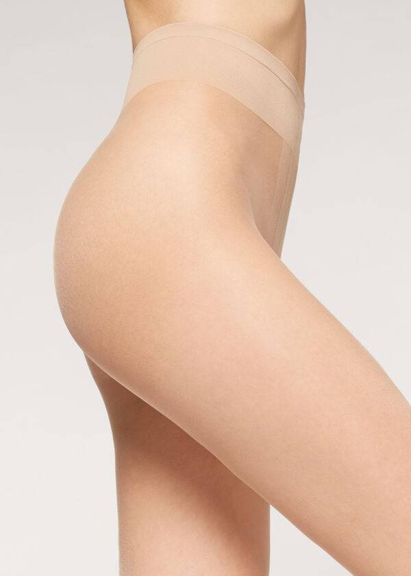 Calzedonia 20 Denier Ultra Comfort Sheer Sexy Hardloopbroek Dames Beige | BE1176OR