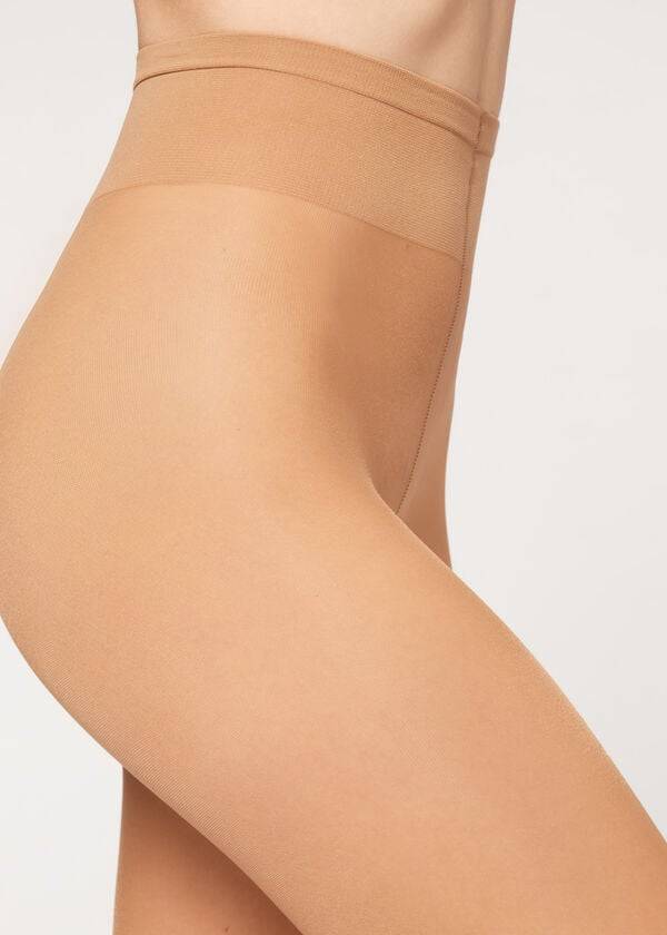 Calzedonia 40 Denier Sheer Hardloopbroek Dames Beige Bruin | BE1208GL