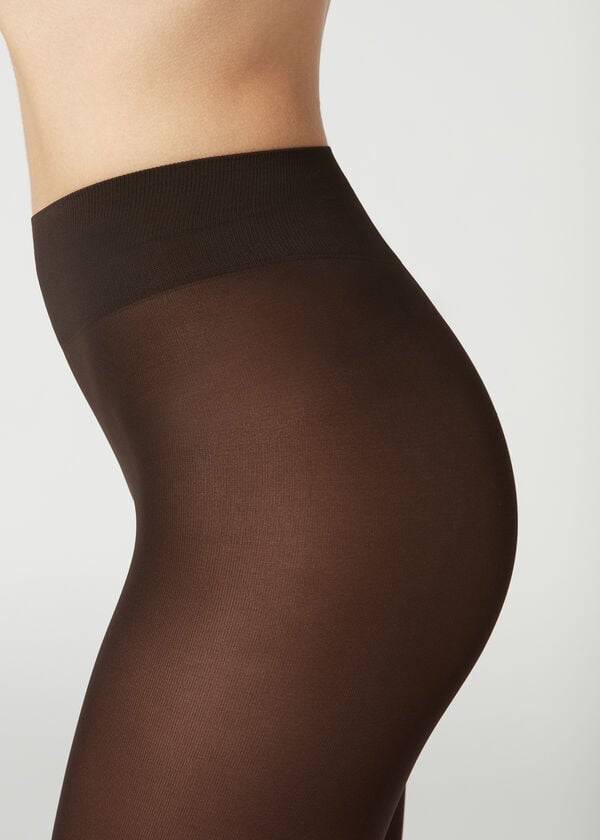 Calzedonia 50 Denier Total Comfort Soft Touch Opaque Sexy Hardloopbroek Dames Koffie | BE1034VD