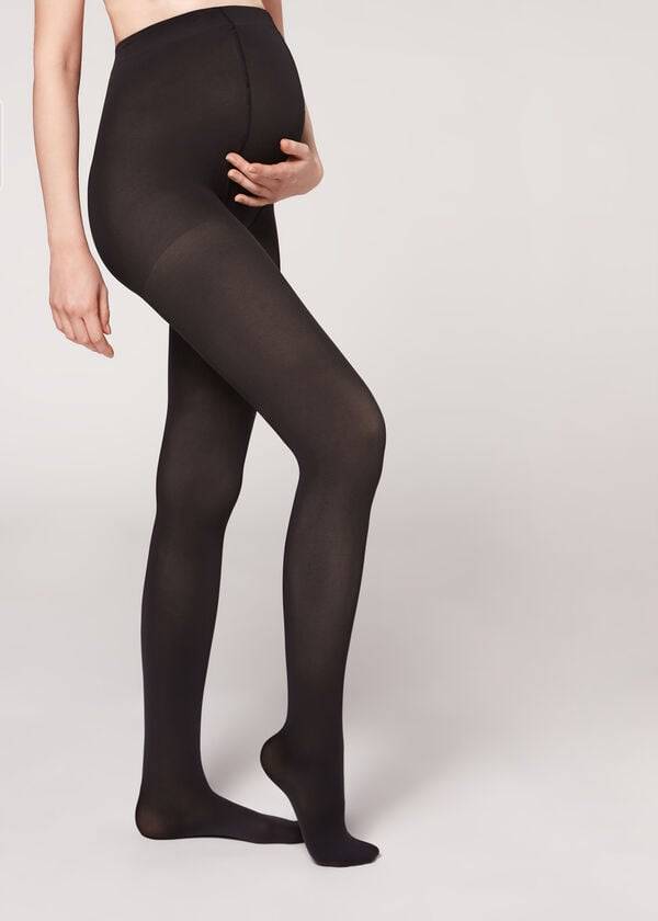 Calzedonia 60 Maternity Denier Hardloopbroek Dames Zwart | BE1004LH