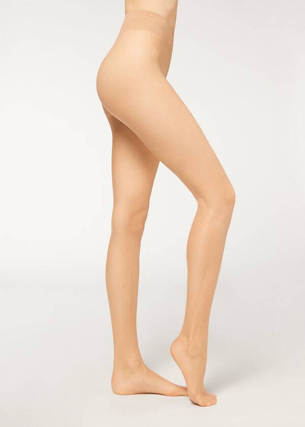 Calzedonia 8 Denier Resistant Sheer Hardloopbroek Dames Khaki | BE1215CE