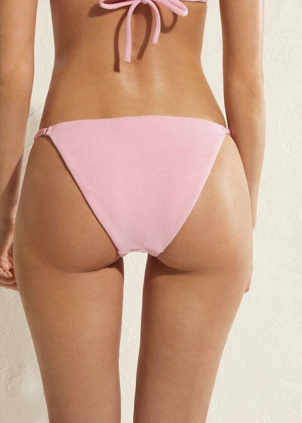 Calzedonia Adjustable Side Beverly Hills Eco Bikinibroekjes Dames Roze | BE1288JJ