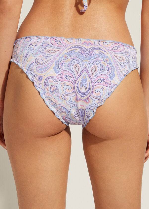 Calzedonia Amalfi Bikinibroekjes Dames Blauw | BE1289KI