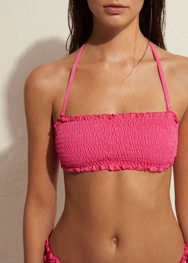 Calzedonia Bandeau Formentera Bikinitopjes Dames Roze | BE1690EX