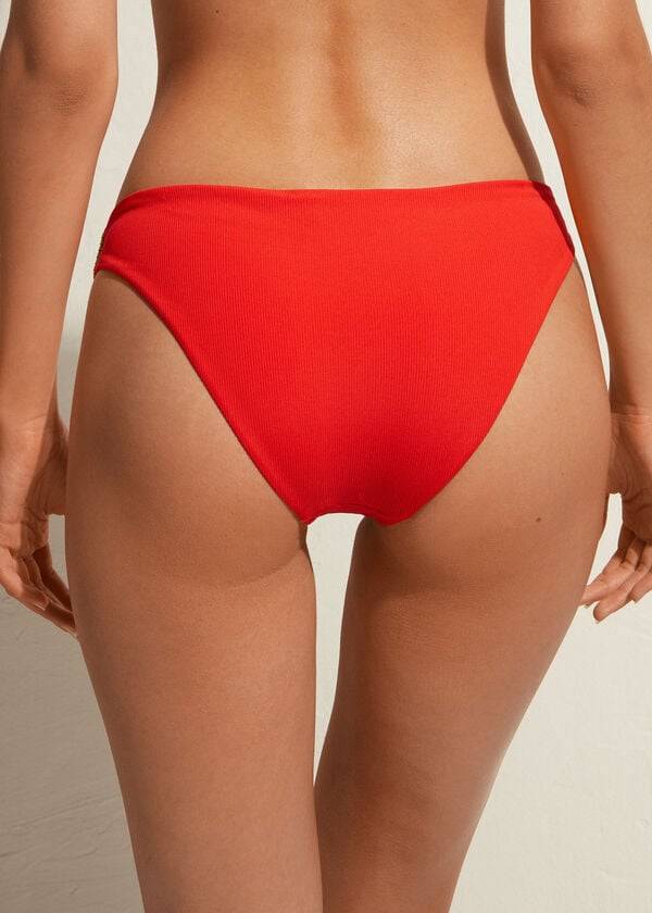 Calzedonia Berlino Bikinibroekjes Dames Rood | BE1294VD