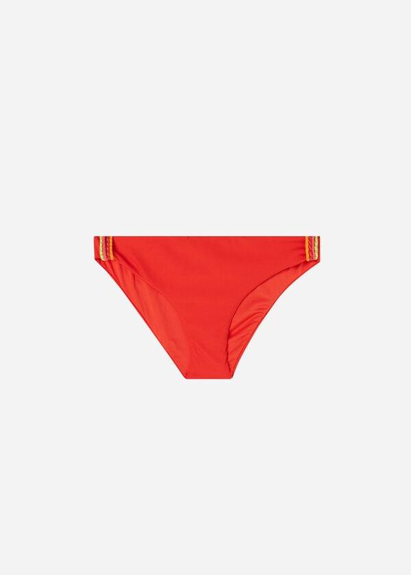 Calzedonia Berlino Bikinibroekjes Dames Rood | BE1294VD