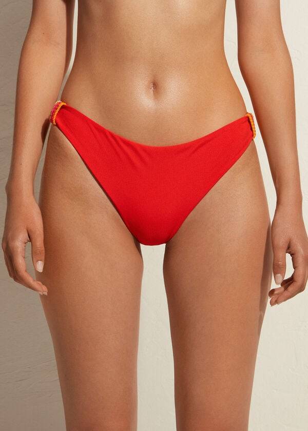 Calzedonia Berlino Bikinibroekjes Dames Rood | BE1294VD