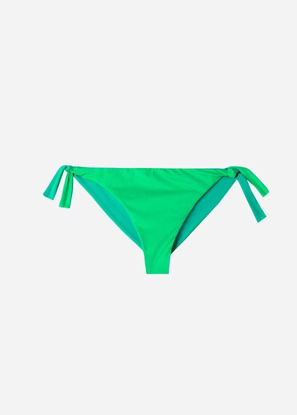 Calzedonia Bow Brazilian Indonesia Eco Bikinibroekjes Dames Groen | BE1300EX