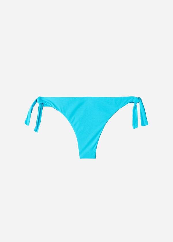 Calzedonia Bow Brazilian Indonesia Eco Bikinibroekjes Dames Turquoise | BE1302TV