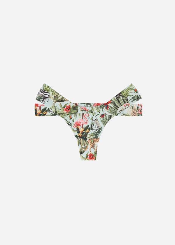 Calzedonia Brazilian Bandeau Nairobi Eco Bikinibroekjes Dames Groen | BE1305IS