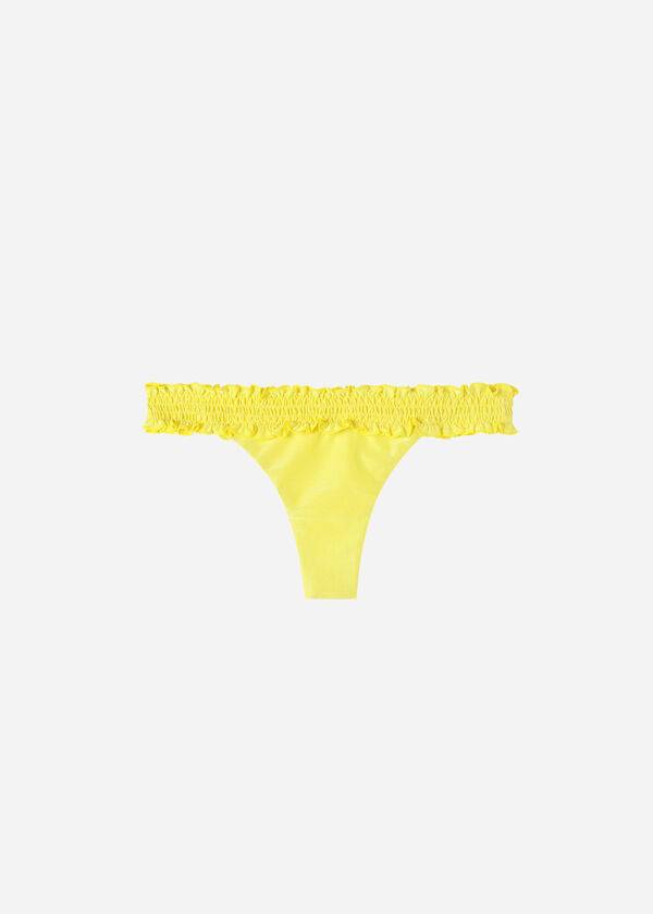 Calzedonia Brazilian Formentera Bikinibroekjes Dames Geel | BE1306OR