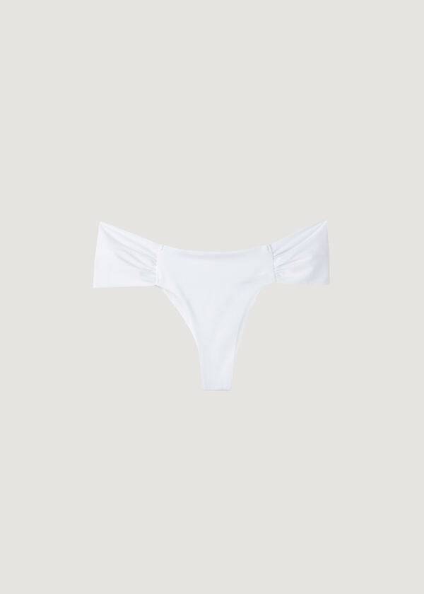 Calzedonia Brazilian Indonesia Eco Bikinibroekjes Dames Wit | BE1310DN