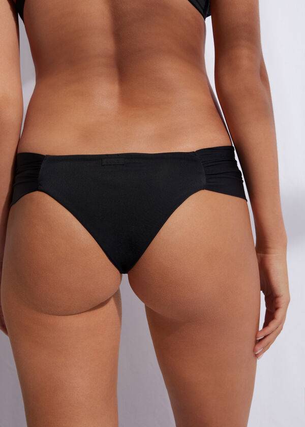 Calzedonia Brazilian Indonesia Eco Bikinibroekjes Dames Zwart | BE1311FM