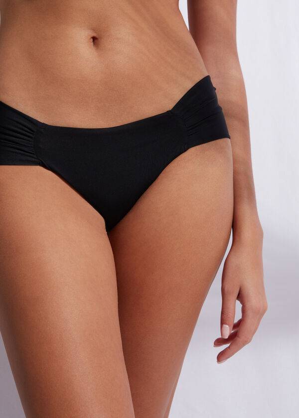 Calzedonia Brazilian Indonesia Eco Bikinibroekjes Dames Zwart | BE1311FM